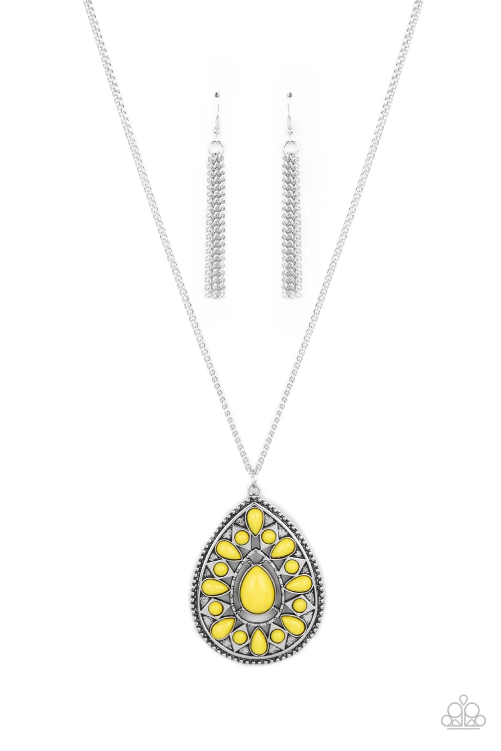 Retro Praries Yellow Necklace