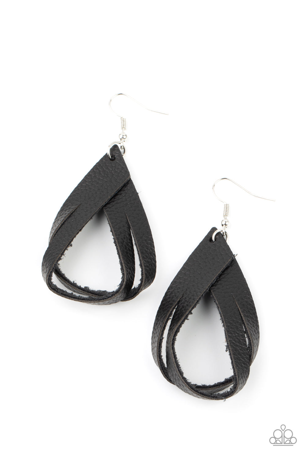 That’s A Strap Black Earrings
