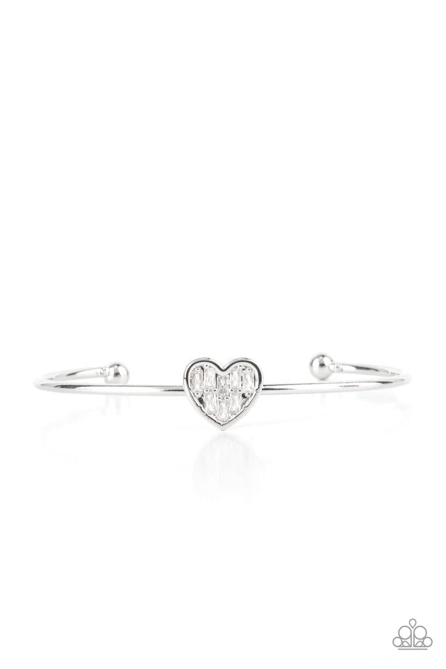 Heart of Ice White Bracelet (Cuff)