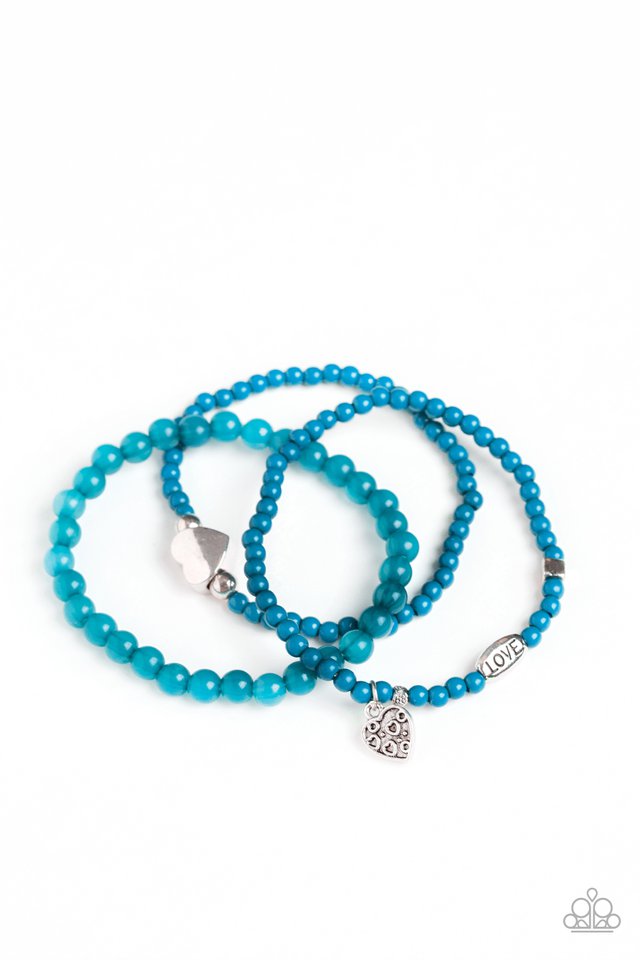 Really Romantic Blue Bracelet (Stretchy)