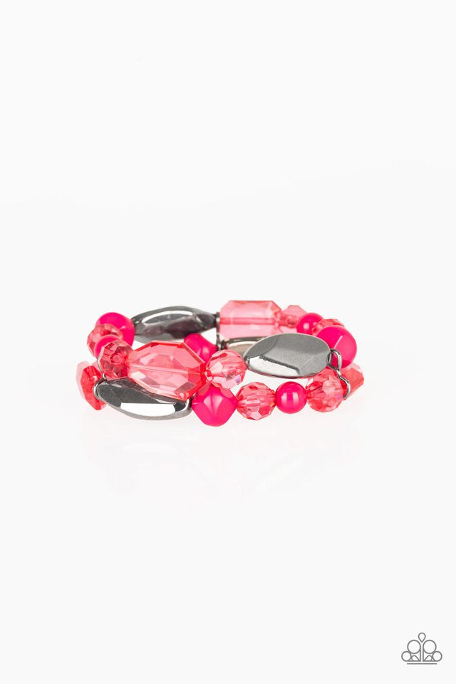 Rocking’ Rock Candy Pink Bracelet (Stretchy)