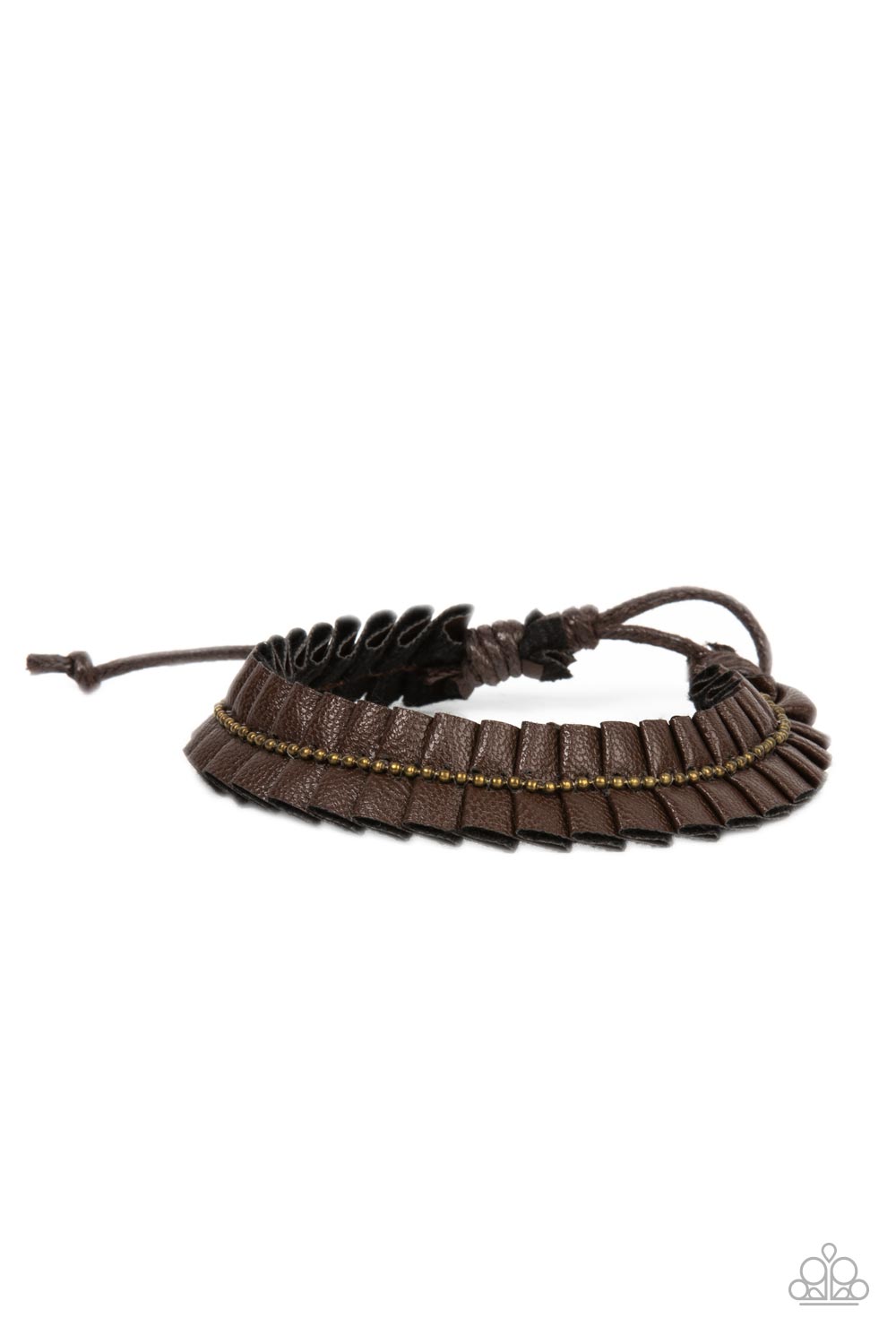 Hard To PLEATS Urban Brass Bracelet (Pull Cord)