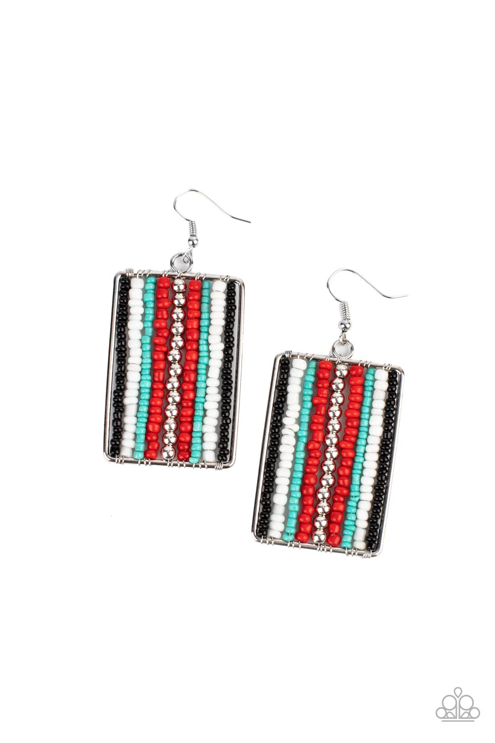 Beadwork Wonder Red Earrings