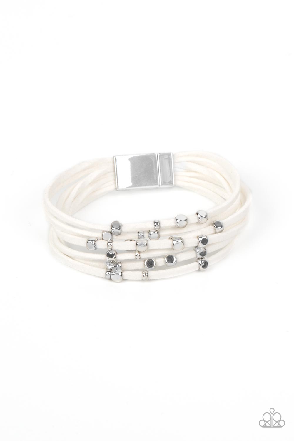 Clustered Constellations White Urban Bracelet (Magnetic)