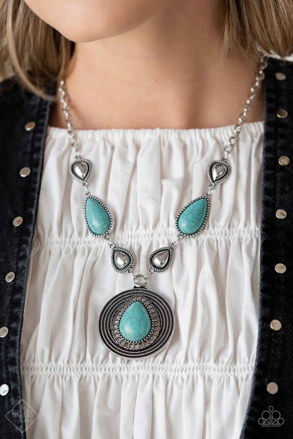 Saguaro Soul Trek Blue Necklace