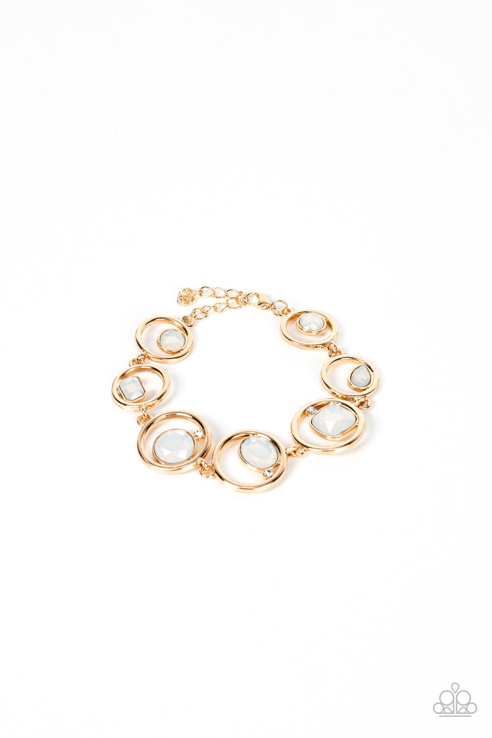 Date Night Drama Gold Bracelet (Clasp)