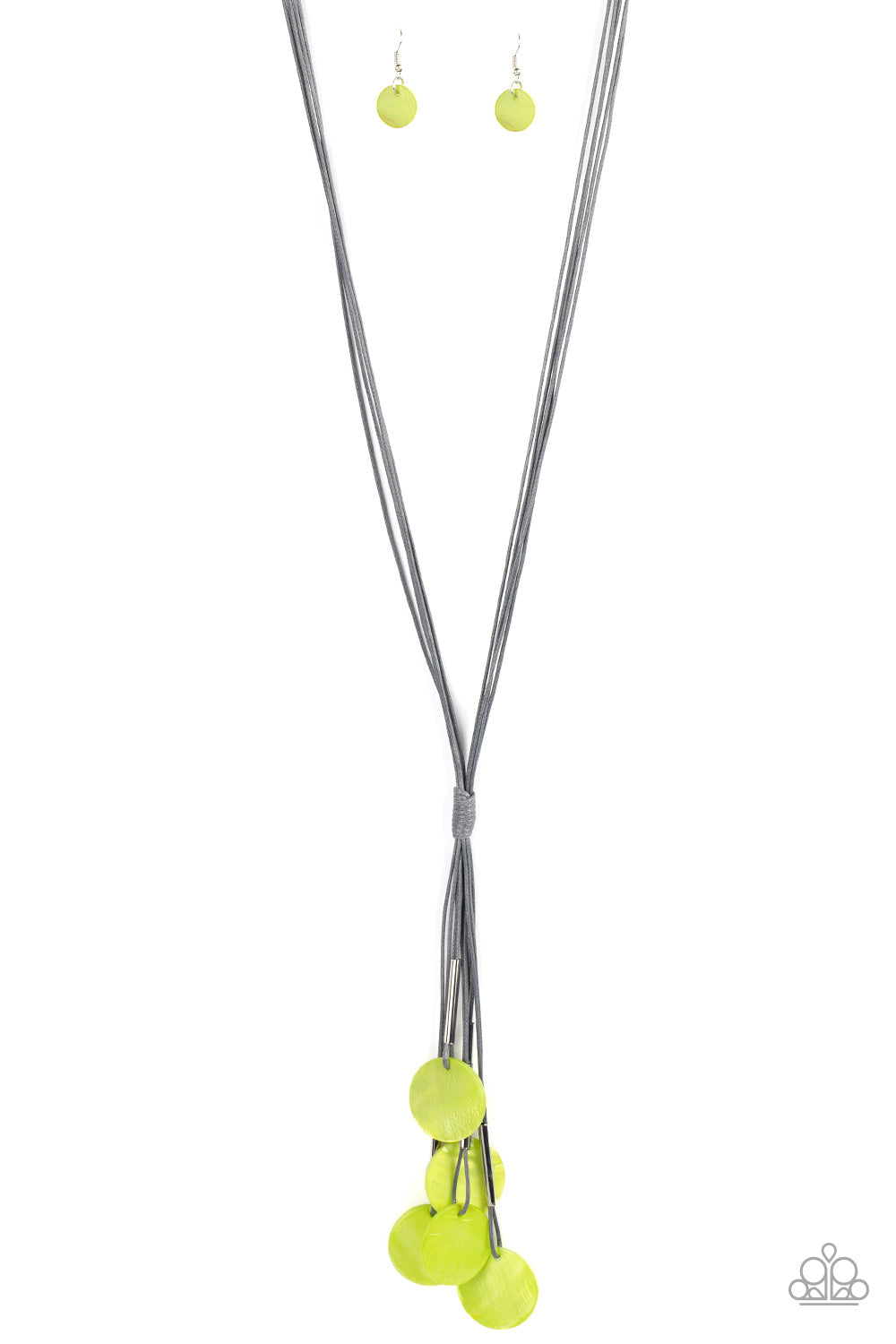 Tidal Tassel Urban Green Necklace