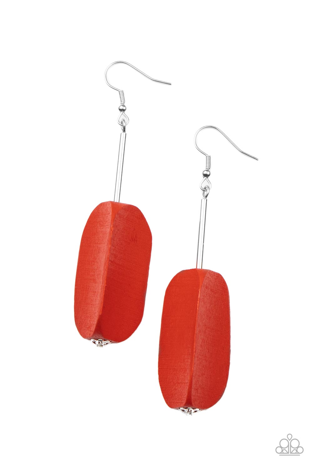 Tamarack Trail Red Earrings