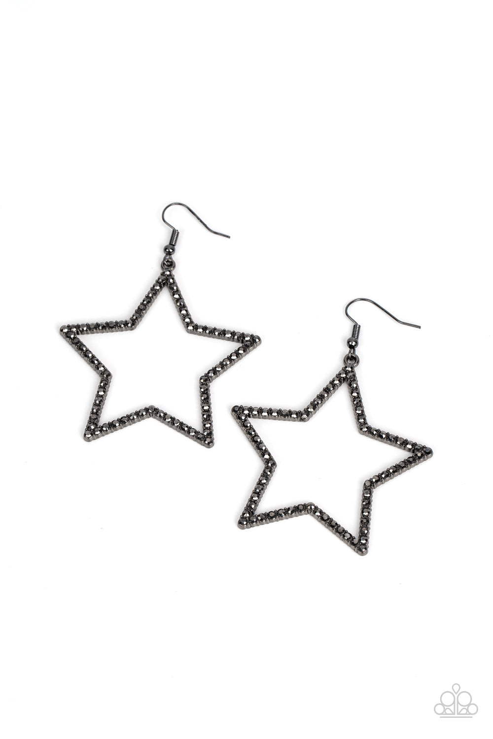 Supernova Sparkle Black Earrings
