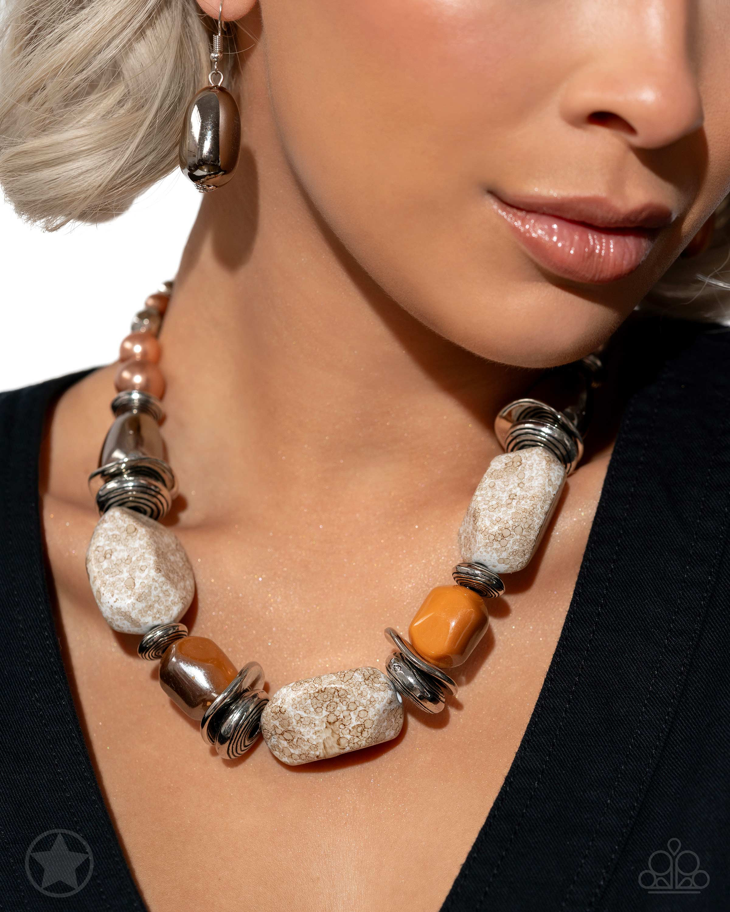 In Good Glazes Peach Necklace