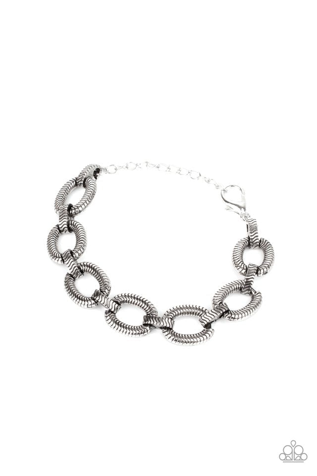 Industrial Amazon Silver Bracelet (Clasp)