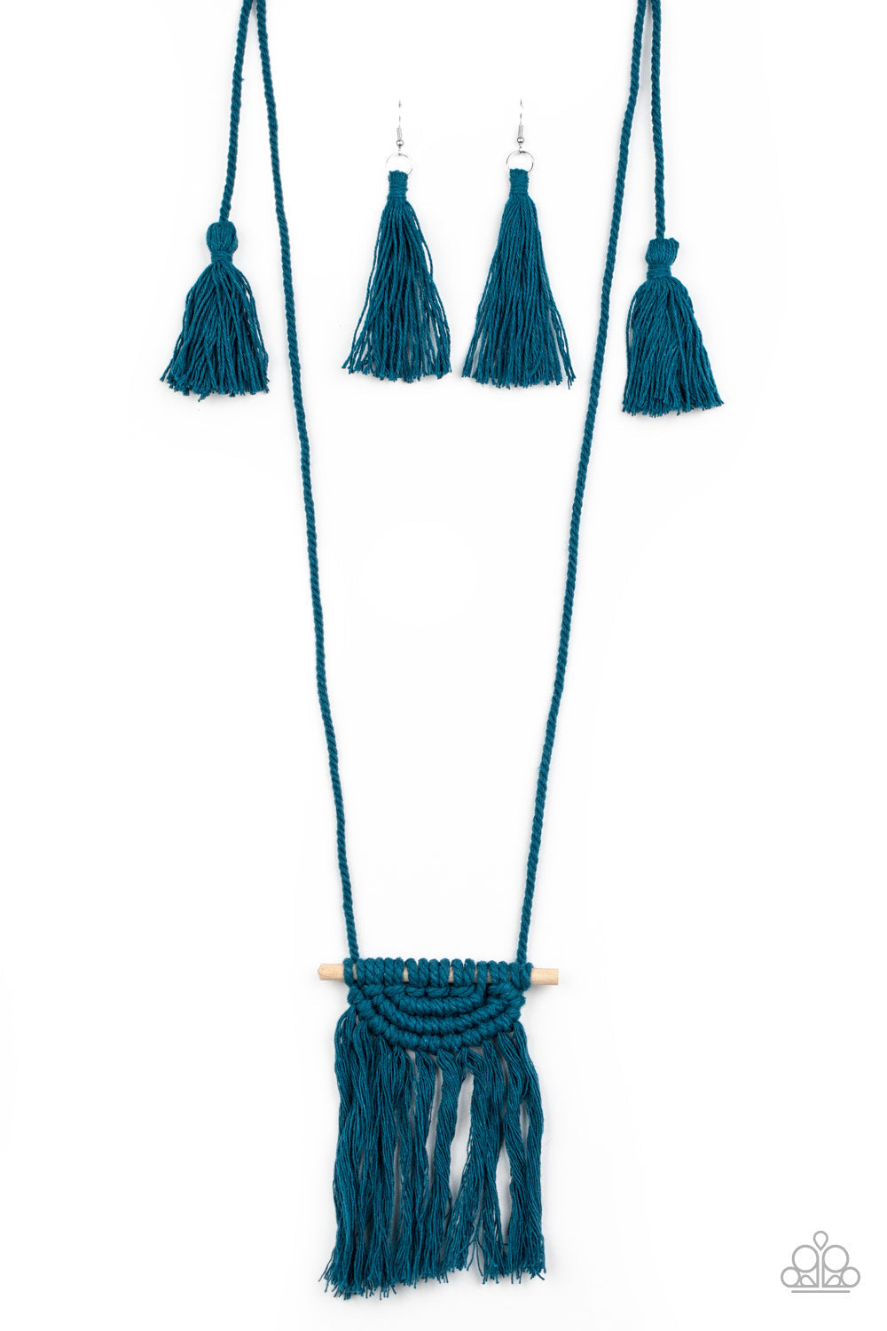 Between You And Me MACRAME Urban Blue Necklace