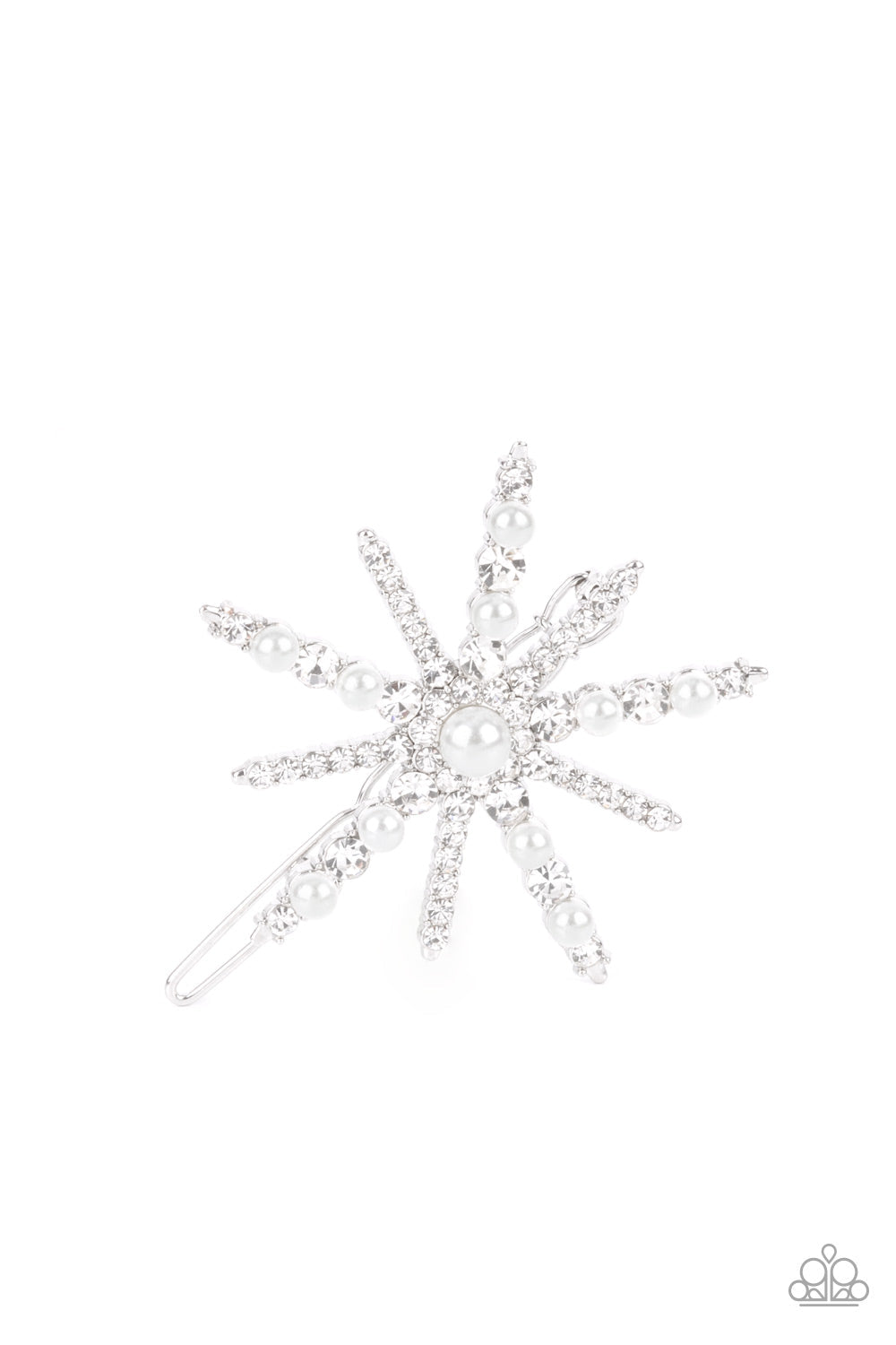 (Starlet Shimmer-Little Diva’s) Leading Luminary White Hair Clip