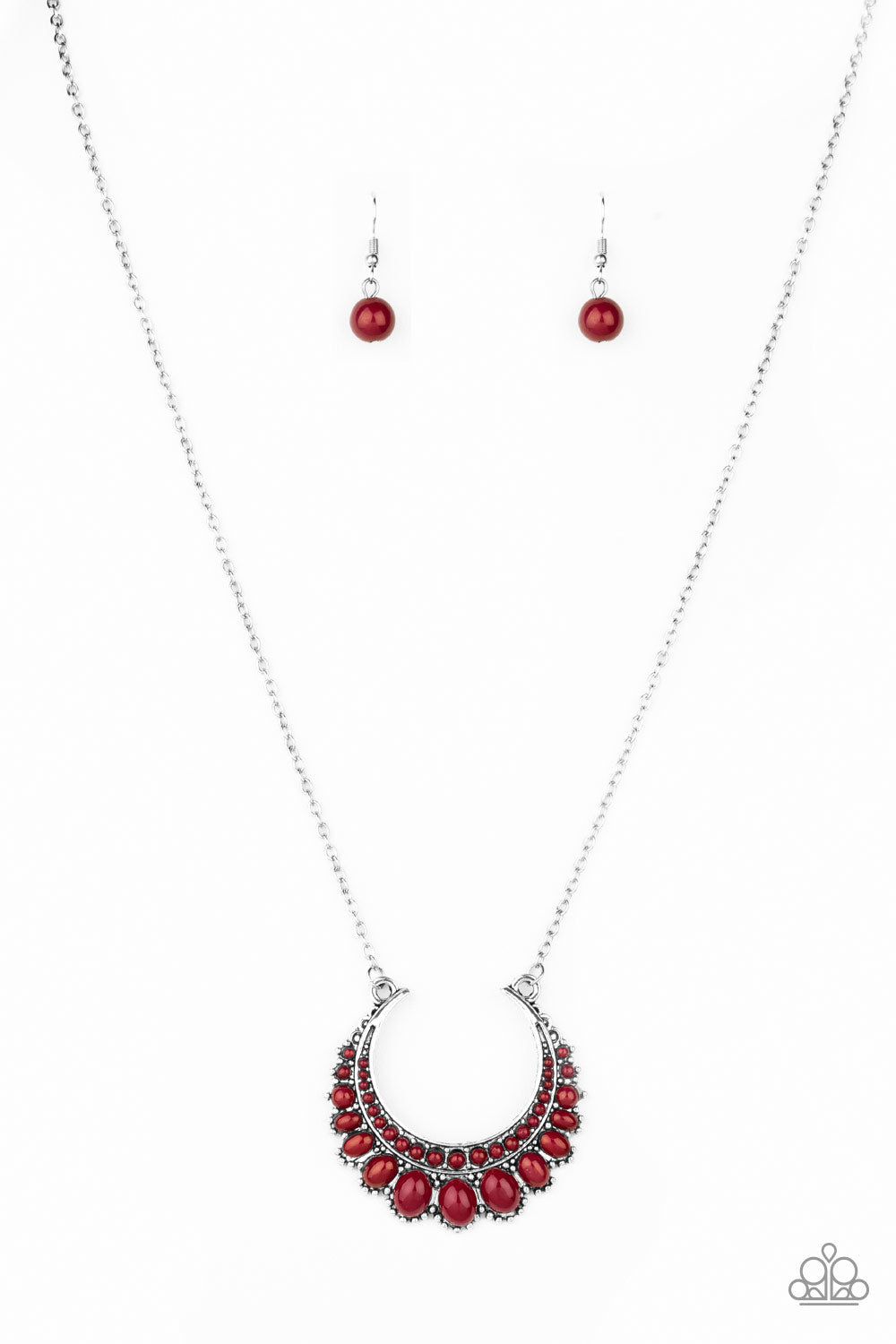 Count To Zen Red Necklace
