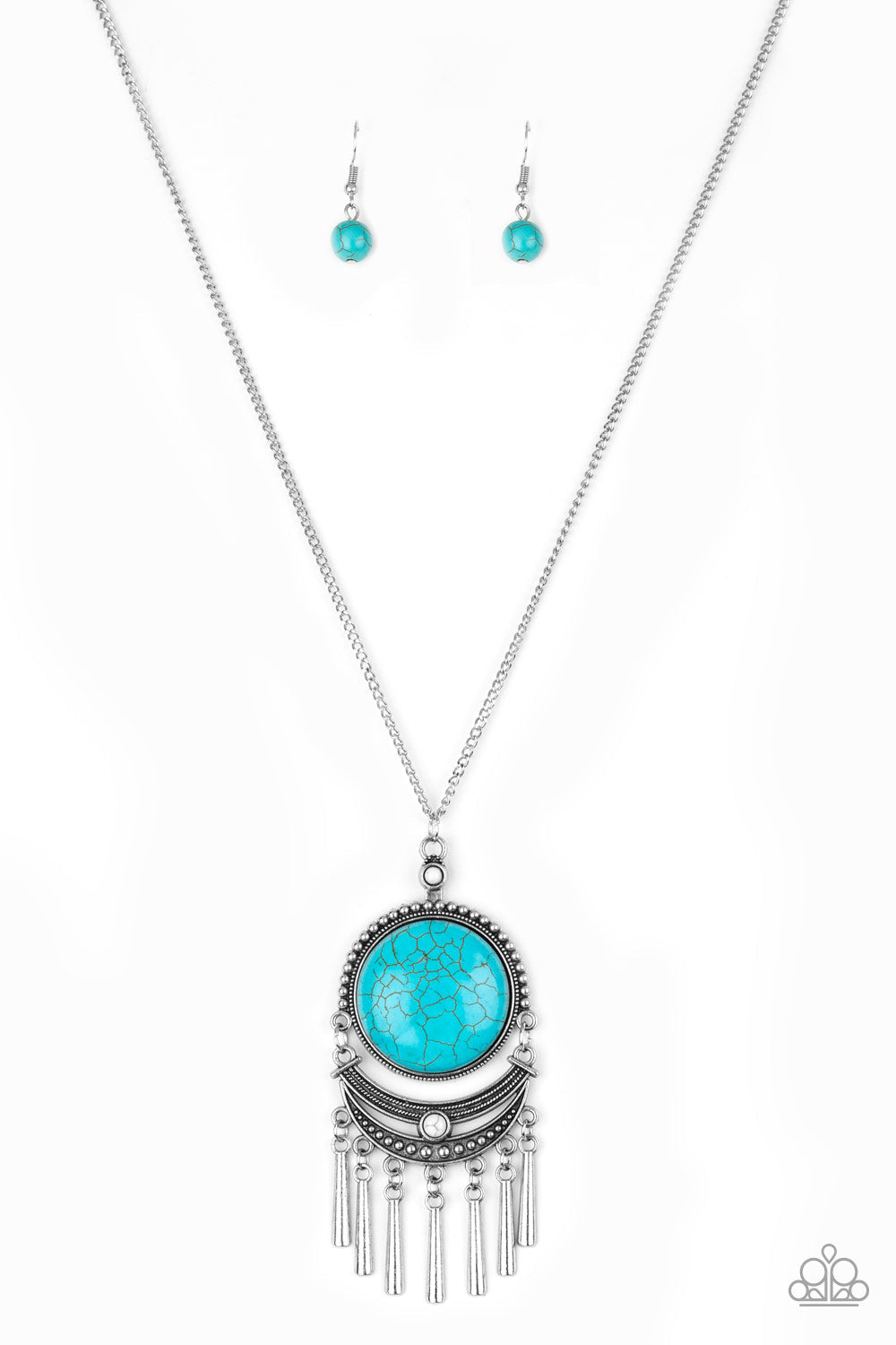 Rural Rustler Blue Necklace