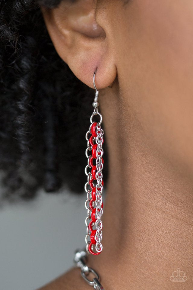 Color Bomb Red Necklace