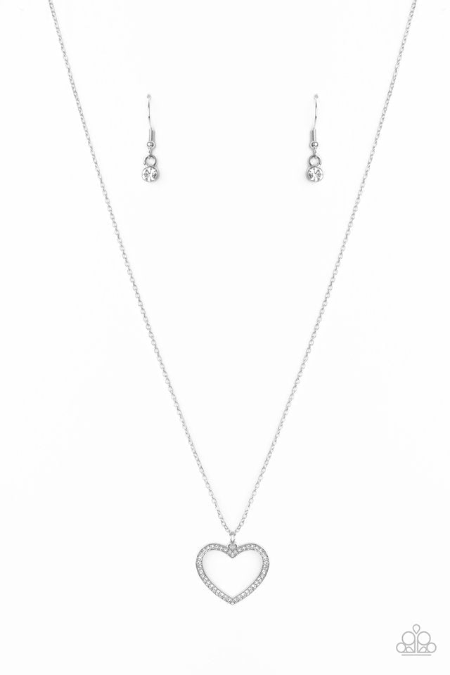GLOW by Heart White Necklace