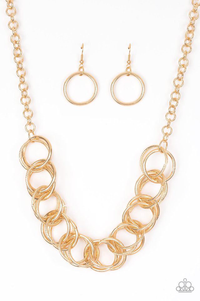 Heavy Metal Hero Gold Necklace