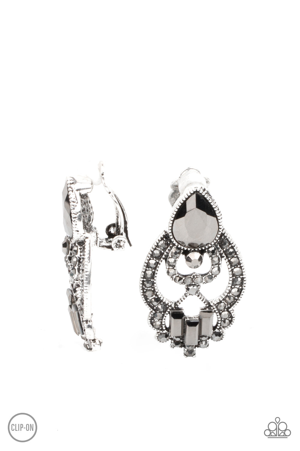 Glamour Gauntlet Silver Earrings (Clip-On’s)