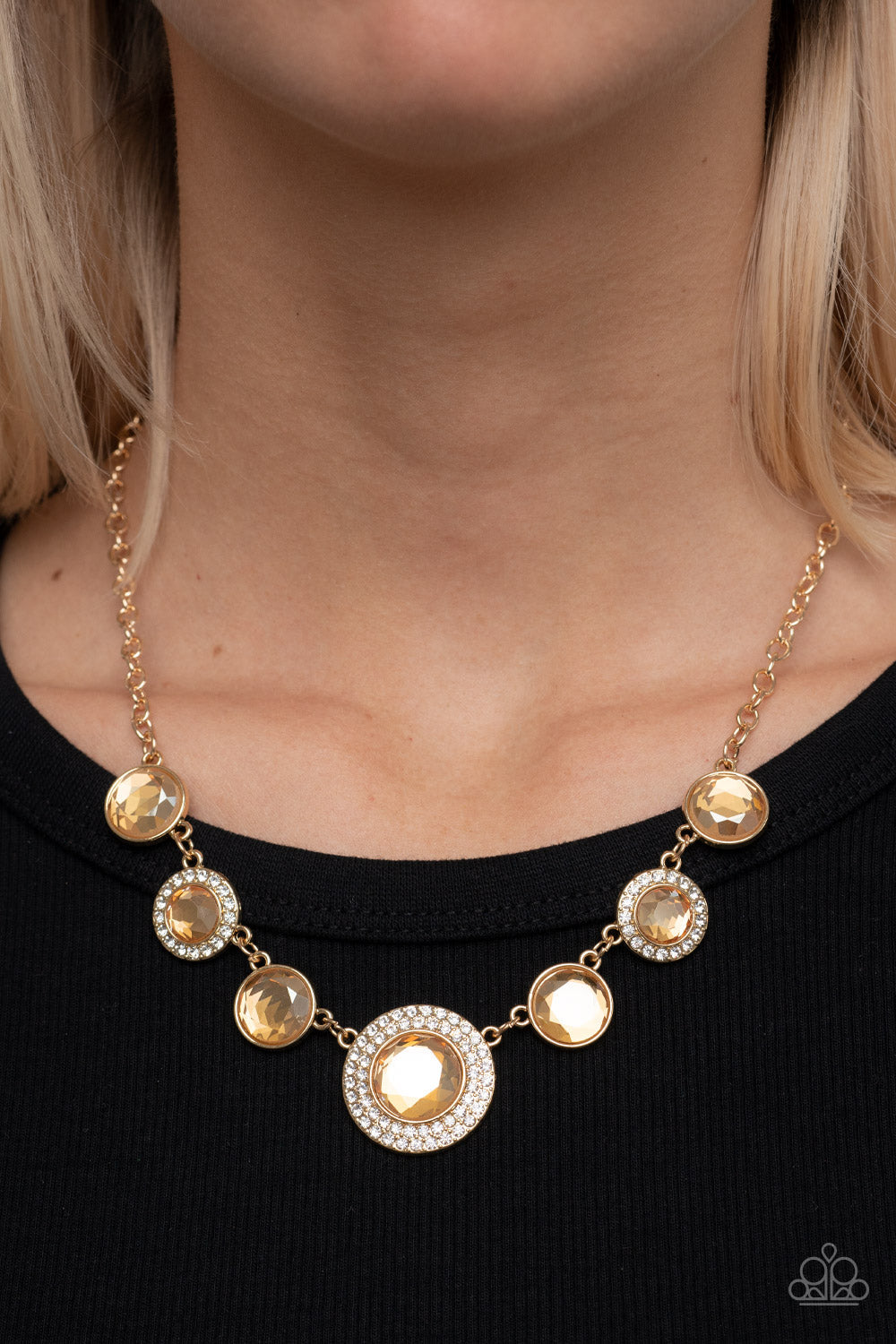 Extravagant Extravaganza Gold Necklace