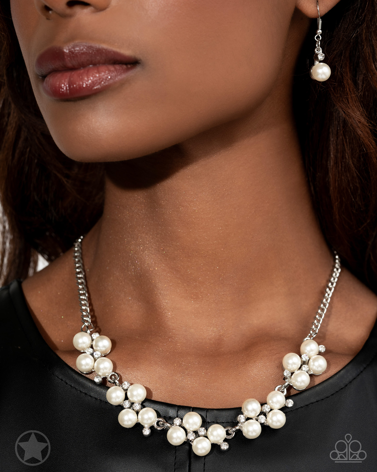 Love Story White Necklace