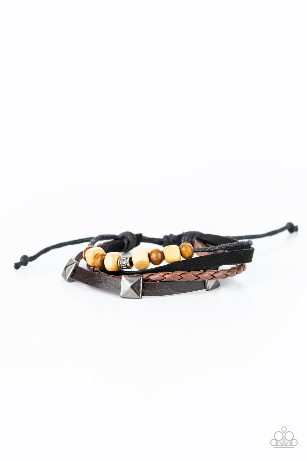 Solo Climb Brown Urban Bracelet (Pull Cord)