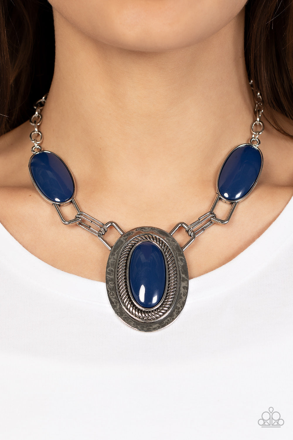 Count to TENACIOUS Blue Necklace