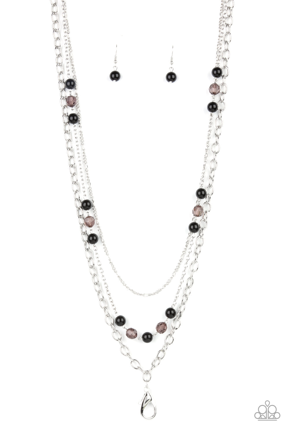 GLEAM Work Black Lanyard