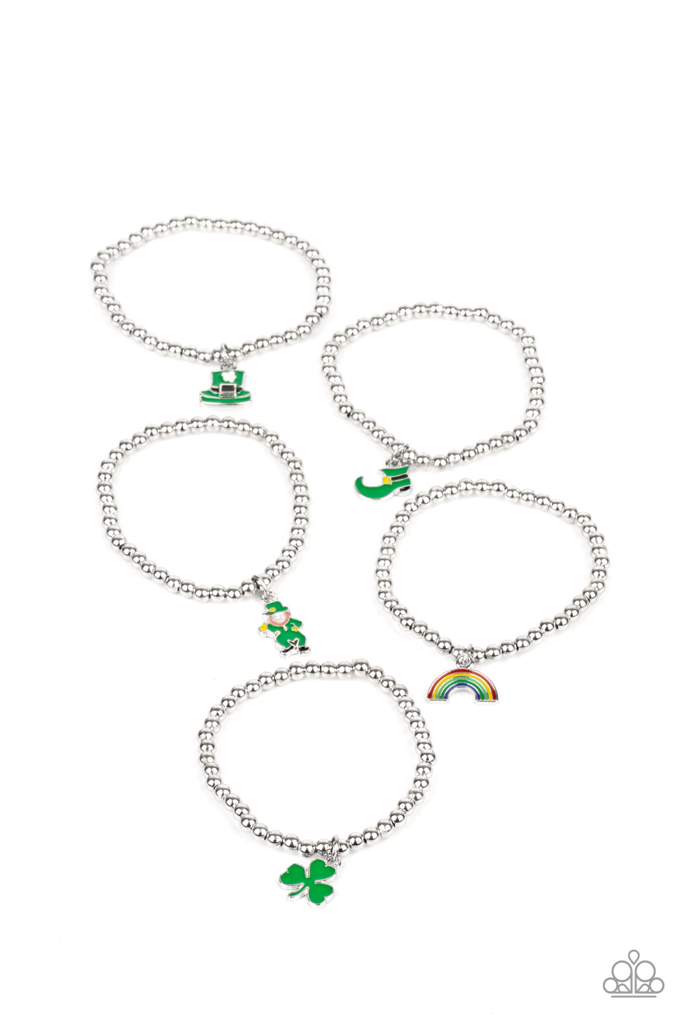 (Starlet Shimmer-Little Diva’s) St. Patrick’s 5-Piece Bracelet