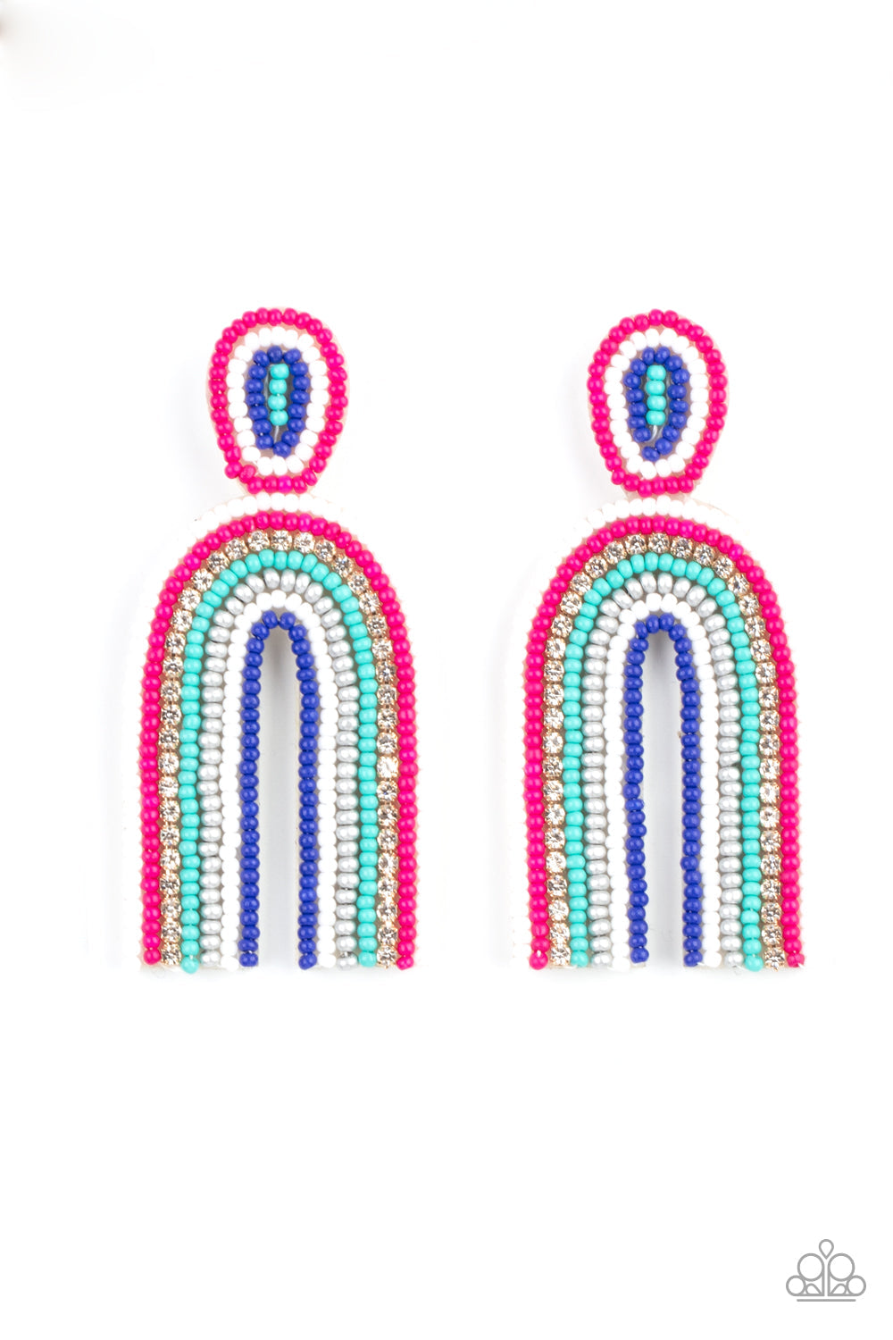 Rainbow Remedy Multi Earrings (Post Back)