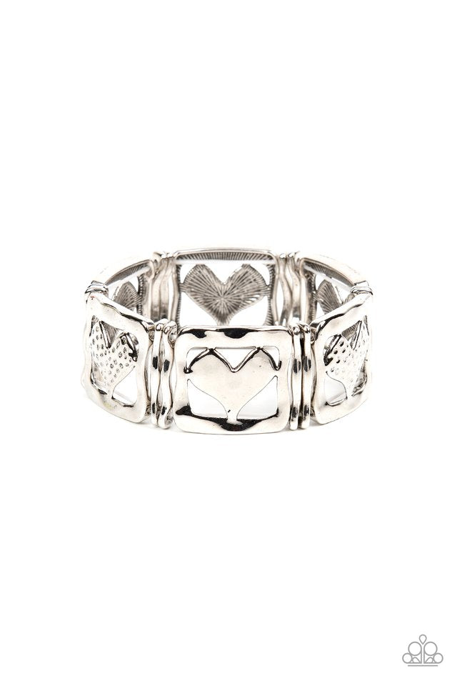 Legendary Lovers Silver Bracelet (Stretchy)