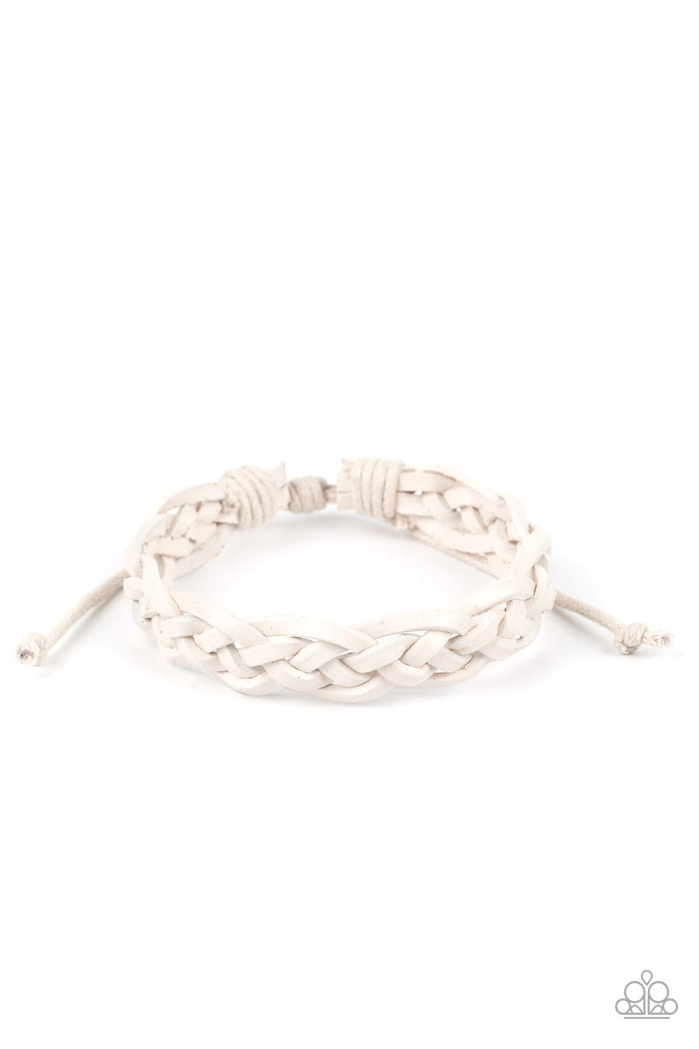 Time To Hit The RODEO White Urban Bracelet (Pull Cord)