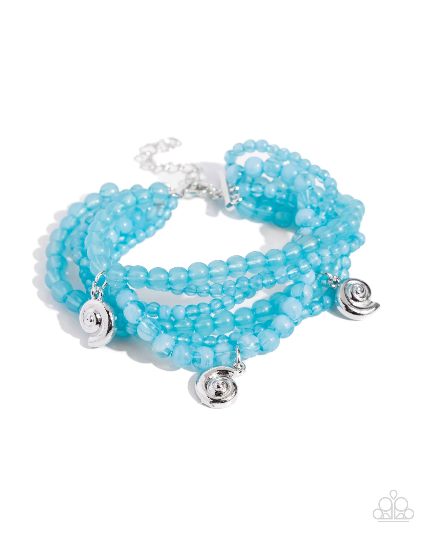 Swirling Shopaholic Blue Bracelet (Clasp)