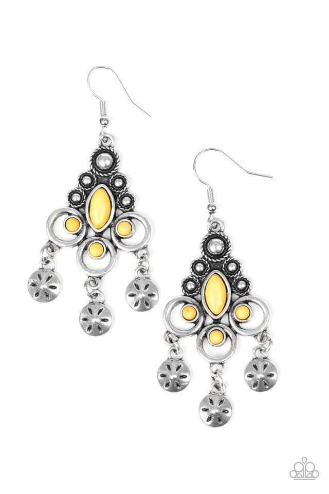Southern Expression Yellow Earrings