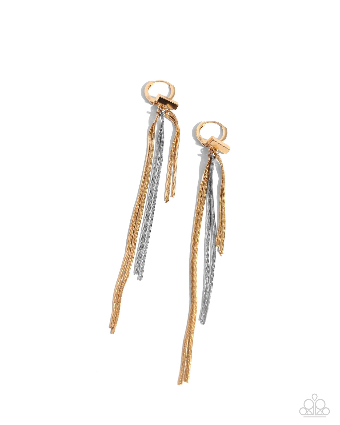 Grandiose Glaze Gold Earrings (Hoops)