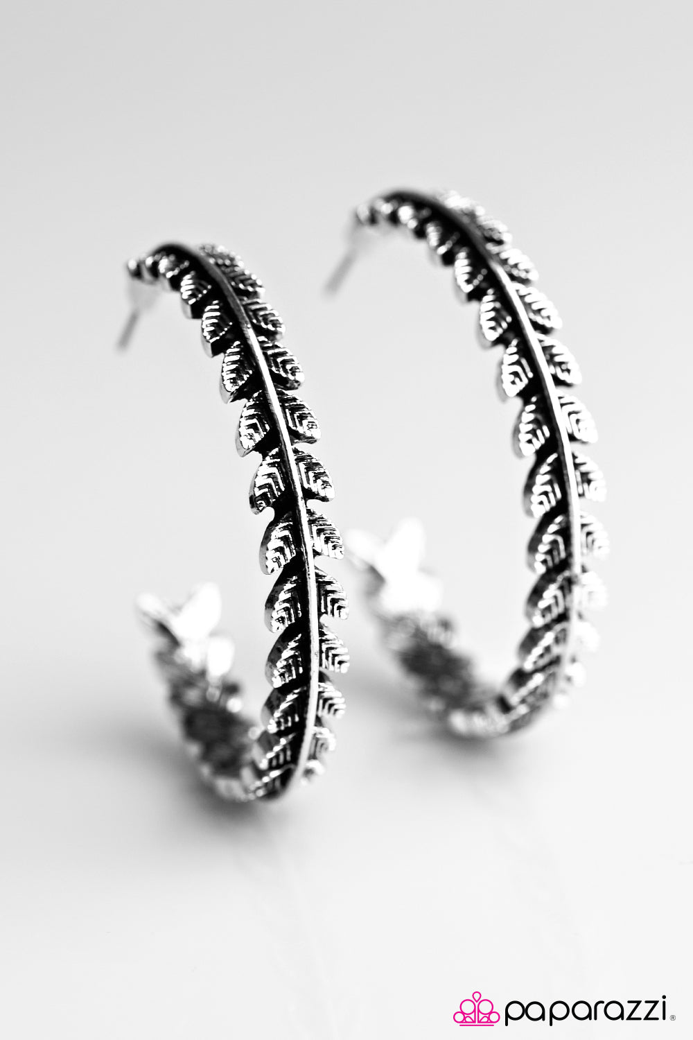 Rome Roaming Silver Earrings (Hoops)