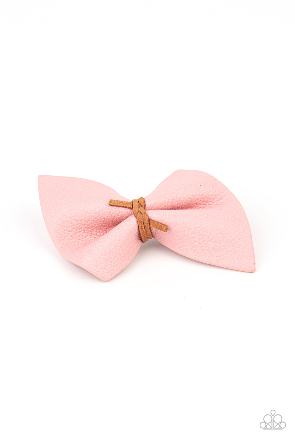(Starlet Shimmer-Little Diva’s) Home Sweet HOMESPUN Pink Hair Clip