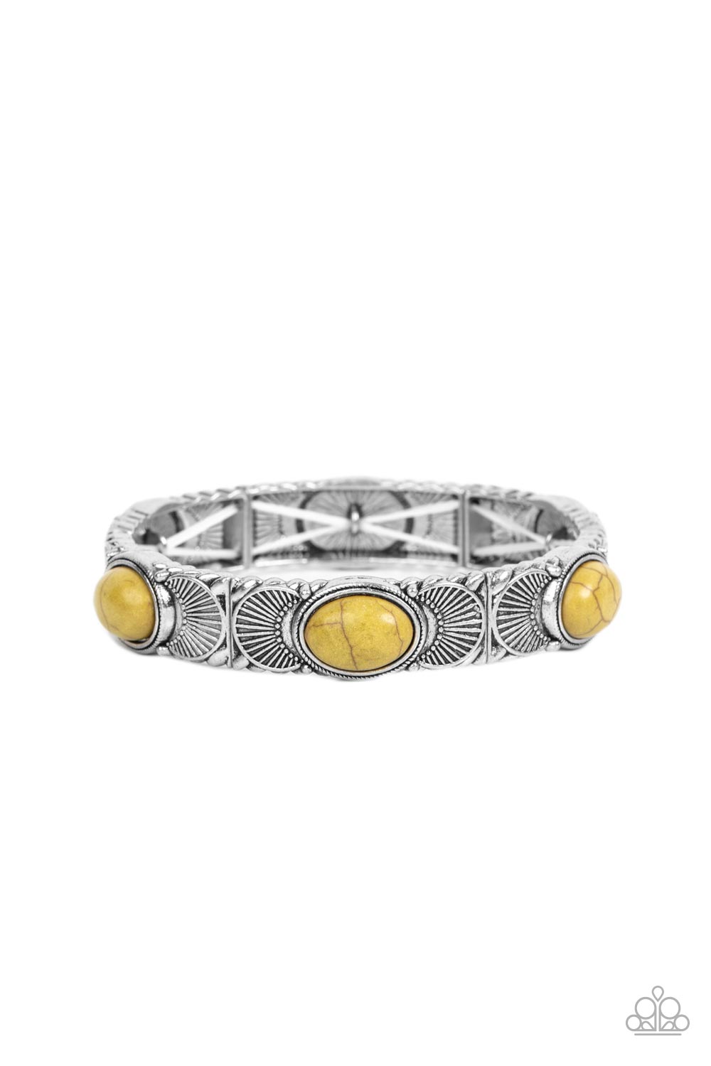 Desert Skyline Green Bracelet (Stretchy)