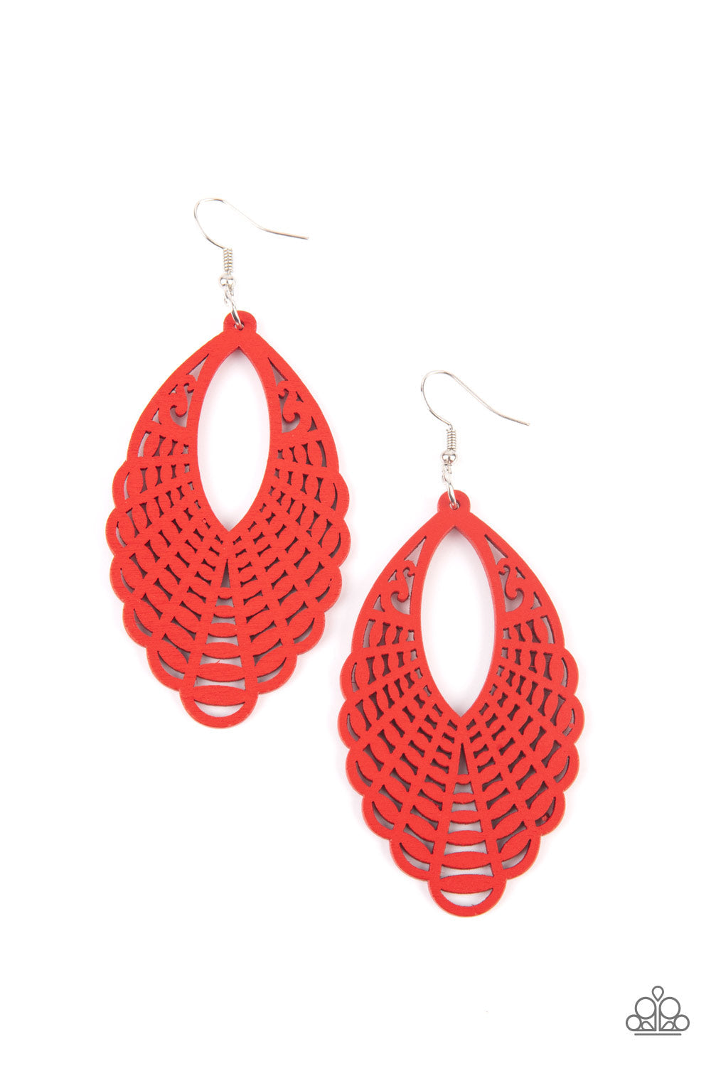 Tahiti Tankini Red Earrings