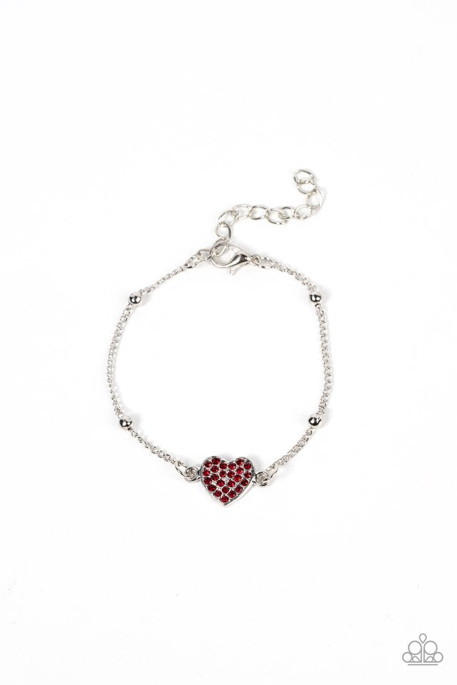 Heartachingly Adorable Red Bracelet (Clasp)