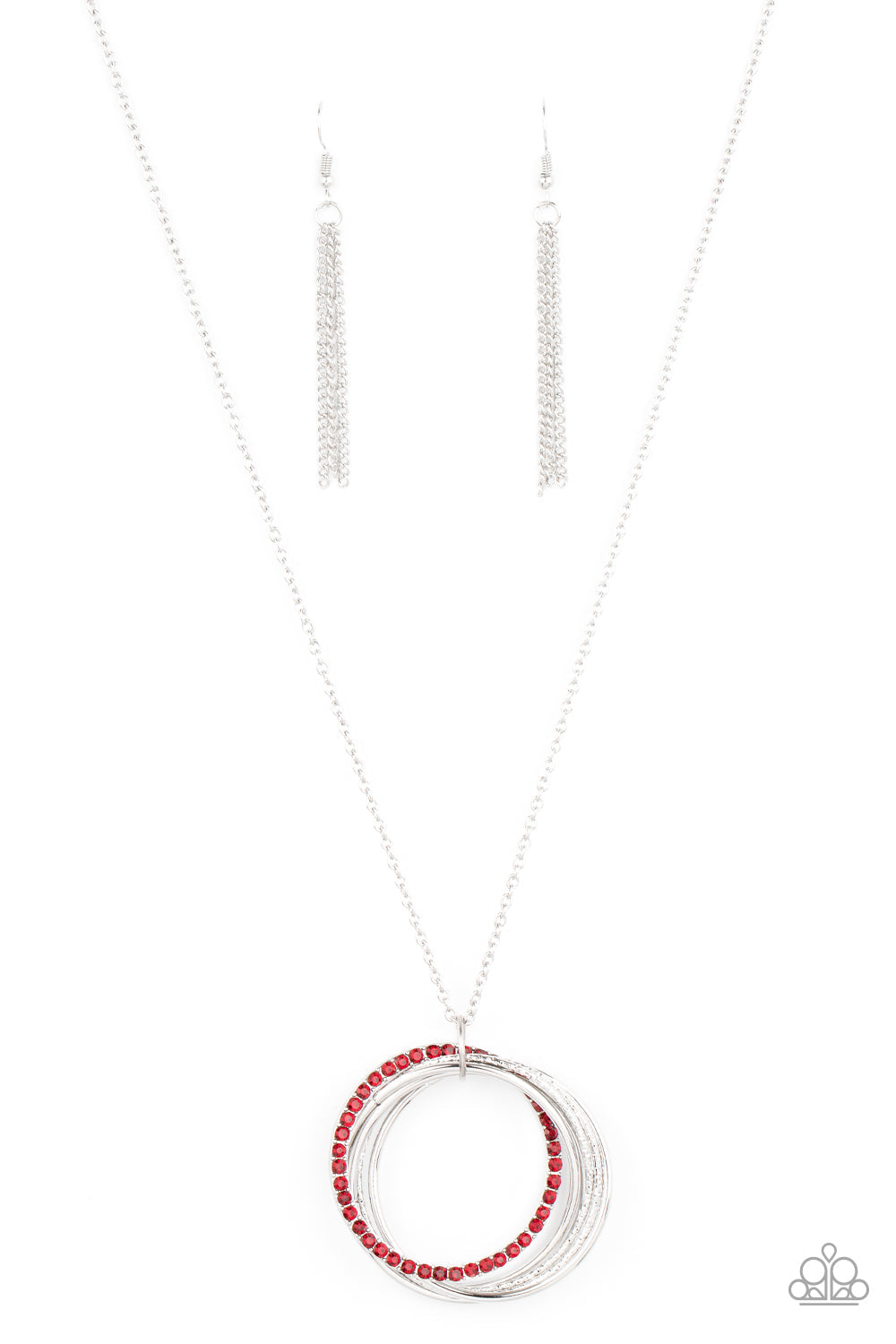Harmonic Halos Red Necklace