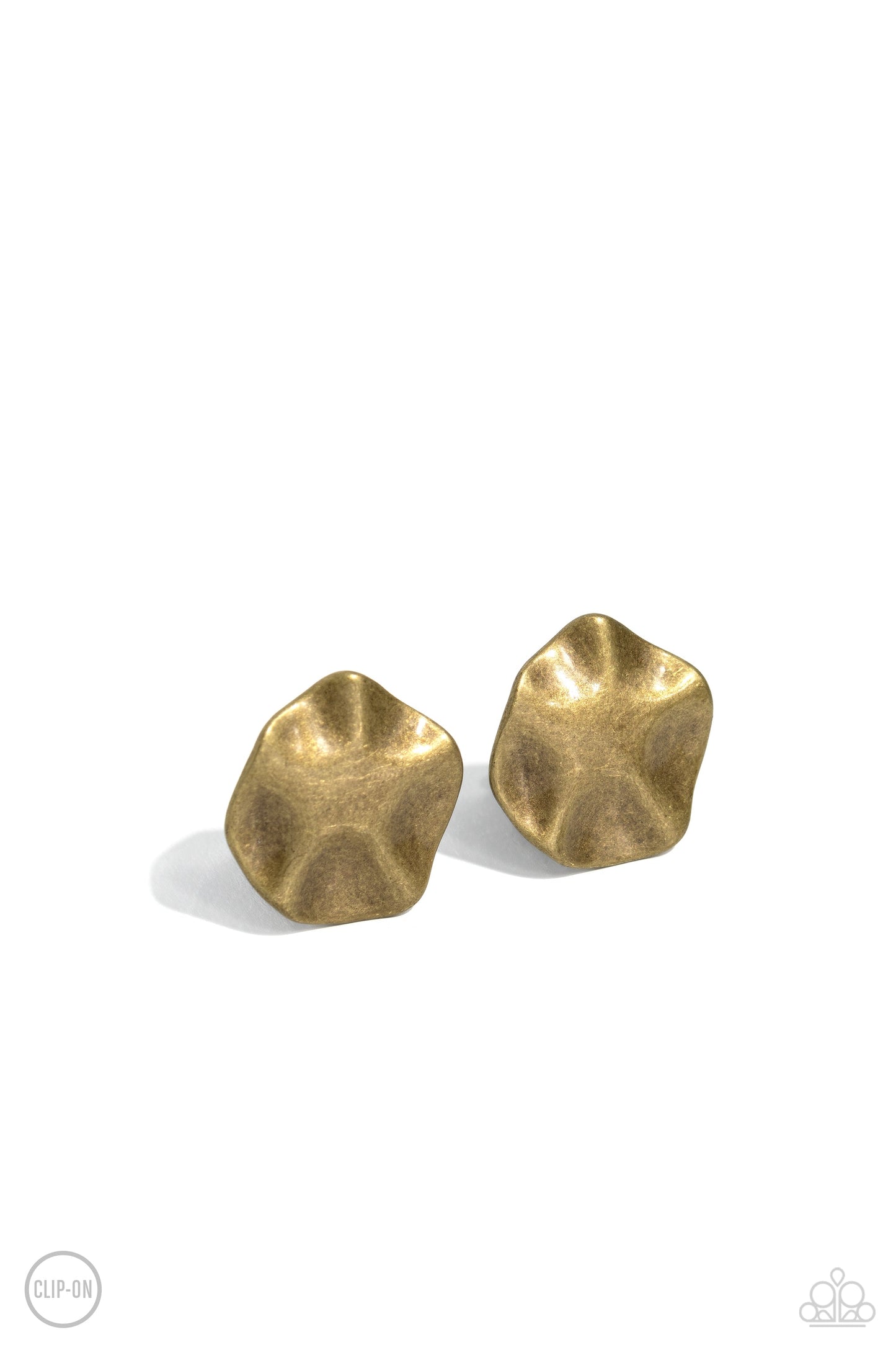 Destination Unknown Brass Earrings (Clip-On’s)