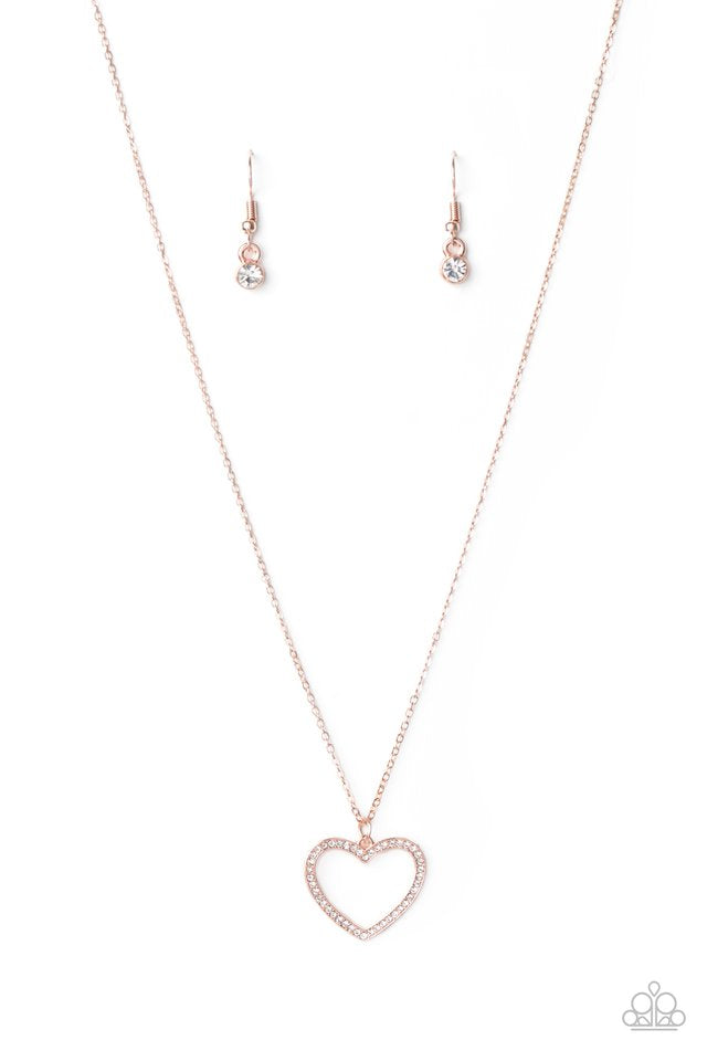 GLOW by Heart Rose Gold Necklace