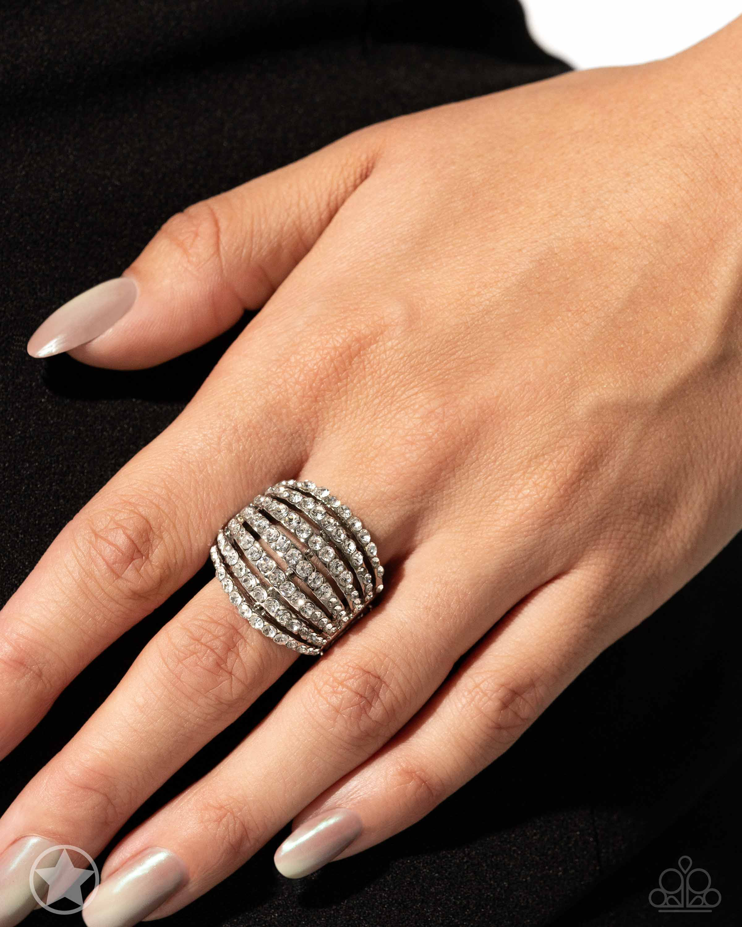 Blinding Brilliance White Ring