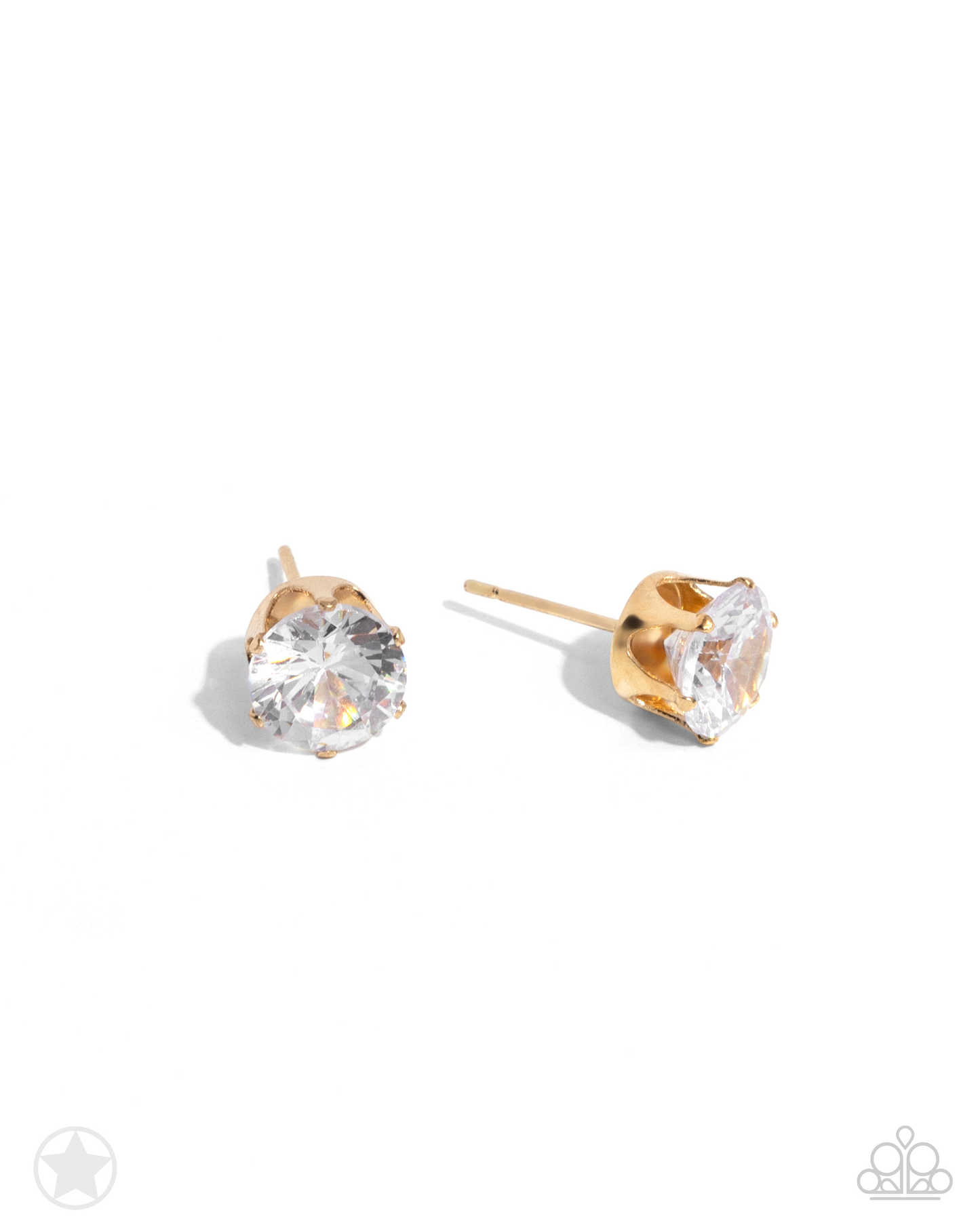 Just In TIMELESS Gold Earrings (Post Back)