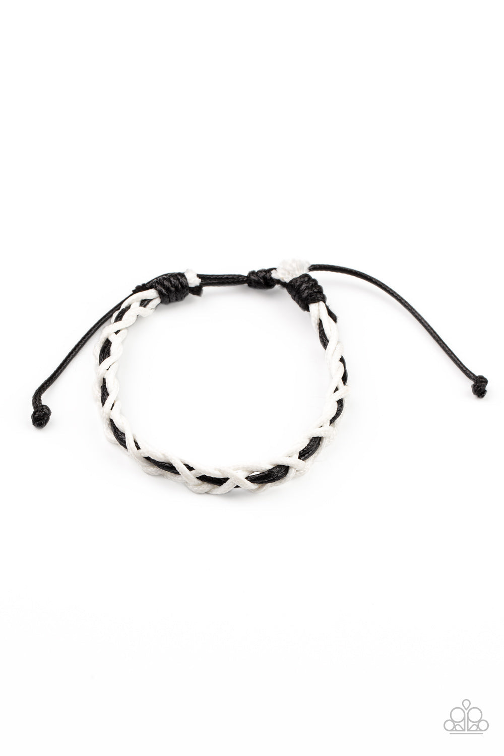 Wanderlust Vibes Urban White Bracelet (Pull Cord)