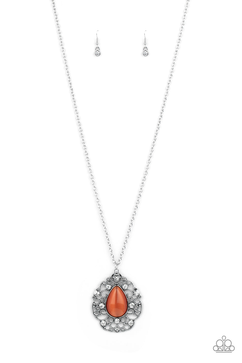 Bewitched Beam Orange Necklace