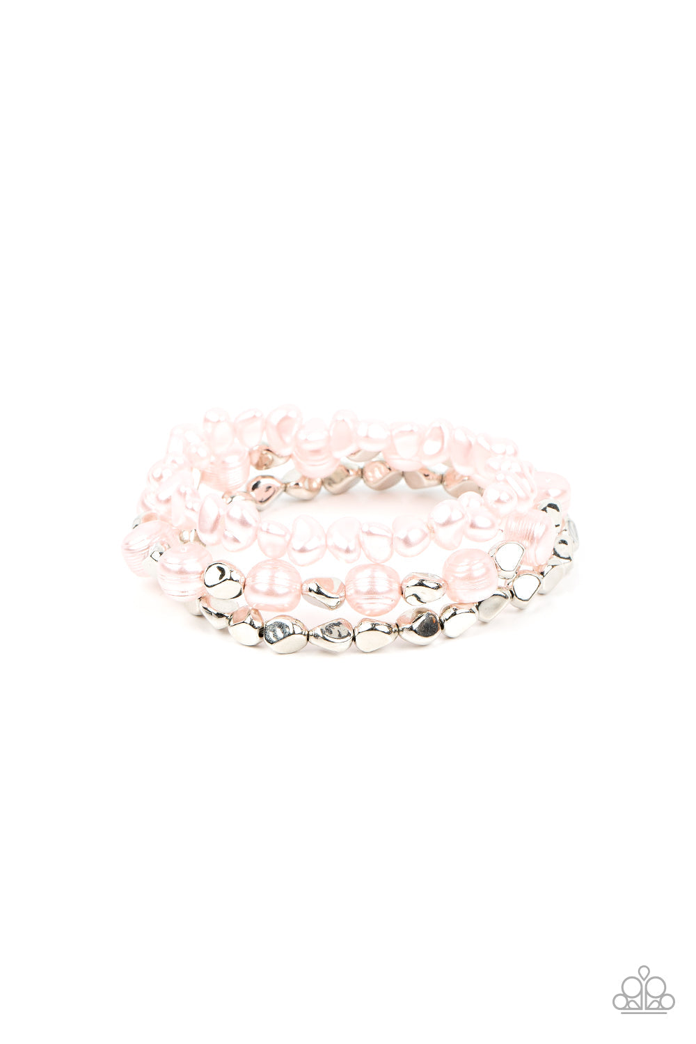 Shoreside Soirée Pink Bracelet (Stretchy)