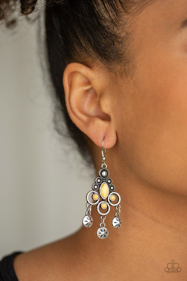 Southern Expression Yellow Earrings