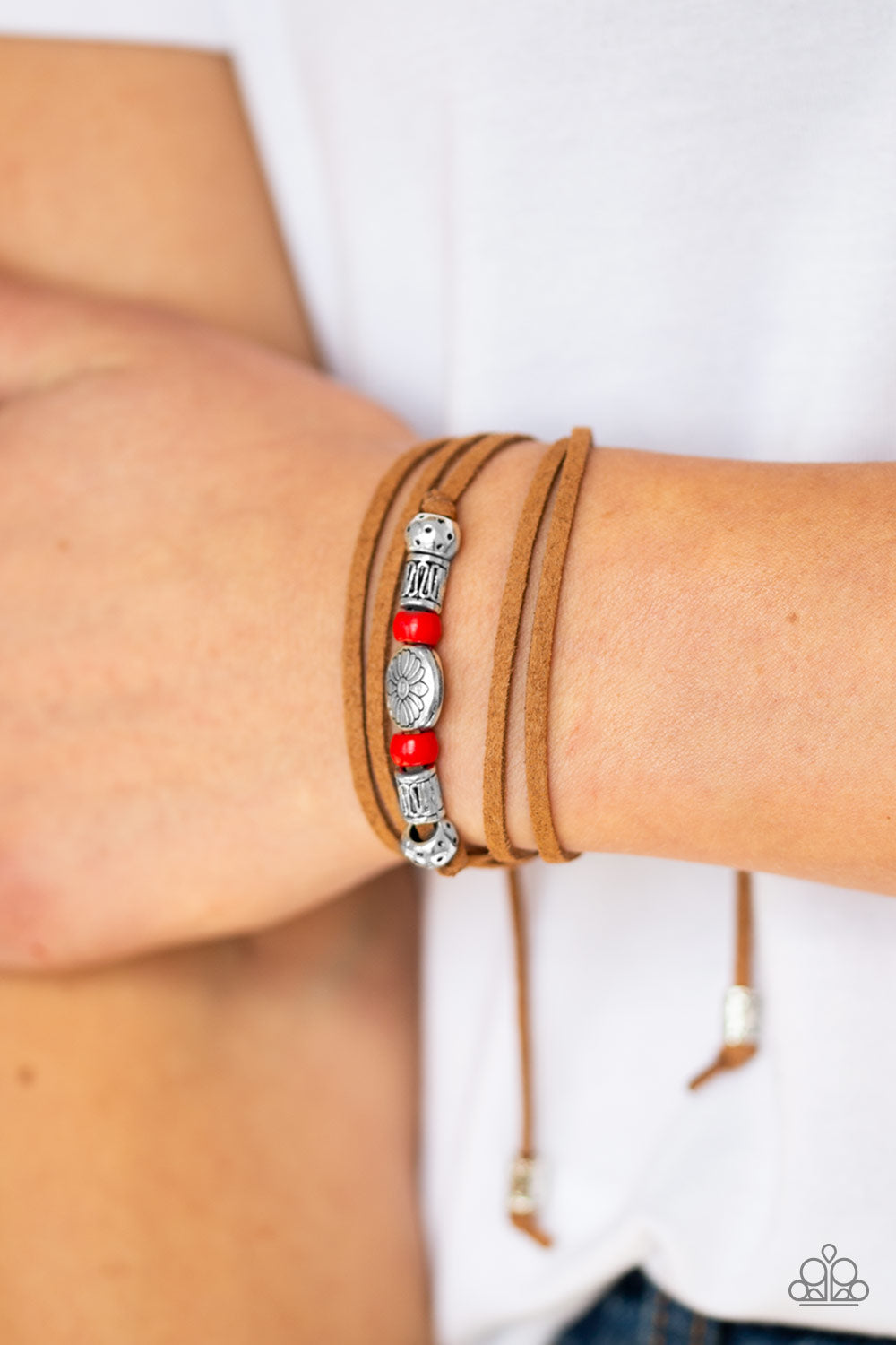 Clear A Path Urban Red Bracelet (Wrap)
